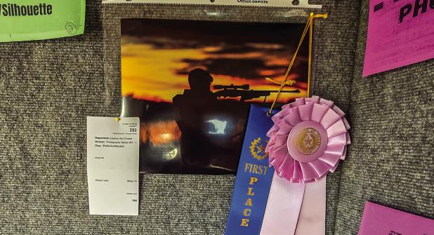 Marlee Lane, Olney FFA Senior Division Reserve Grand Champion Creative Art Photography Shadow and Silhouette Photo by Will Sadler