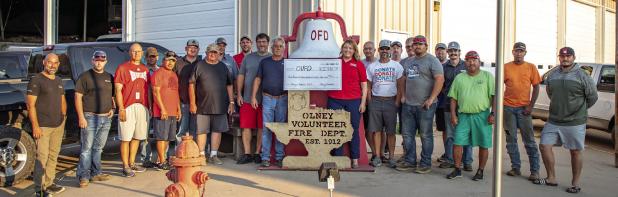 Chamber donates to OVFD