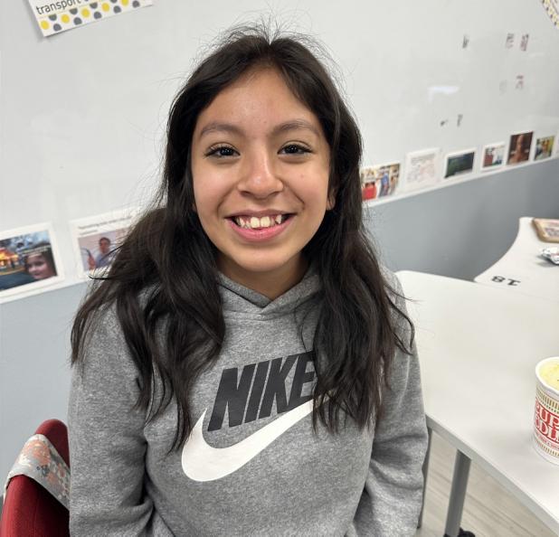 Arlette Olvera: “I am grateful for my mom and dad because they go out of their way everyday to provide for me.” Photo by OHS Journalism Class