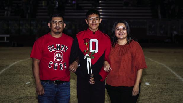 Adrian Gonzalez Escorted By: Antonio And Cristina Gonzalez Activities: POOHS - 4 years, cross country - 4 years, UIL- 4 years, TMSCA - 4 years, track - 4 years, OAP - 4 years, NHS - 2 years, and Biology Club.