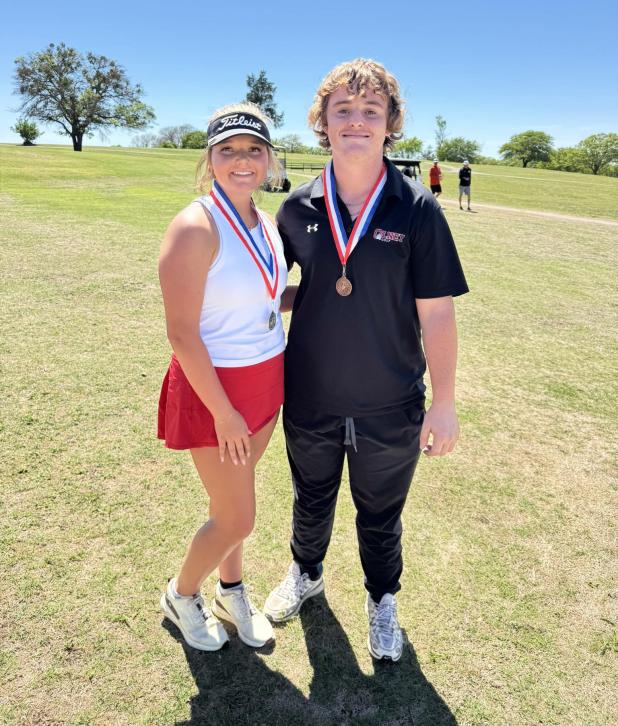 OHS Lady Cub golfers Marlee Lane and Case Grey have shown their golfing prowess this season. Ms. Lane recently earned a 2nd place individual finish at Area and moved on to Regionals. Grey earned a 3rd place finish at Area and also competes at Regionals. F