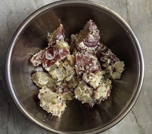 Goat Cheese Potato Salad