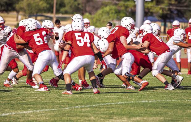 OHS hosts inter squad scrimmage