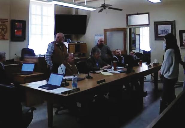 Opponents of the Tapaderos solar farm dominated the Young County Commissioners’ Jan. 12 meeting, expressing an hours’ worth of complaints about the project, which will add a projected $265 million to tax rolls in Young County. Photo courtesy of Young