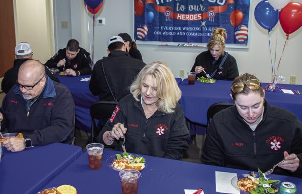 Hospital thanks first responders, rolls out new ambulance