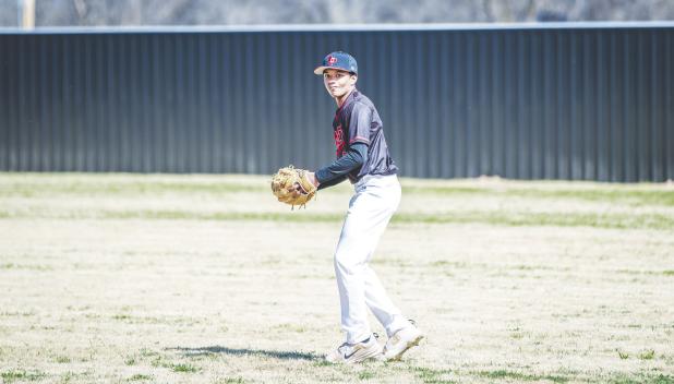 OHS Cub Domonique Collins will start at right outfield this season for the Cubs. Photo by Will Sadler