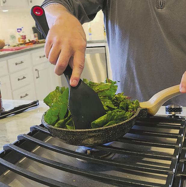 Warm winter greens & pasta