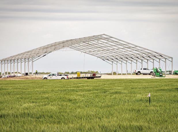 Air Tractor, Tower collaborate on airplane tent hangar