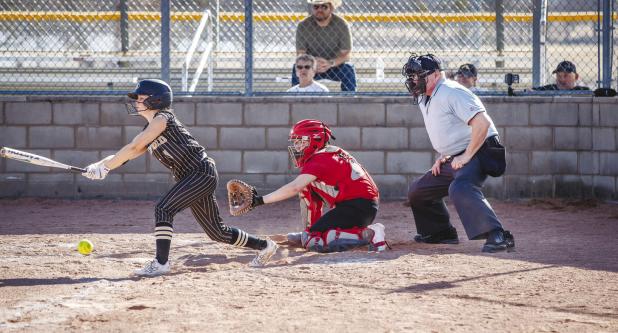 OHS Lady Cub #13 Kristen Fields brings her experience to the catcher position this season. Photo by Will Sadler