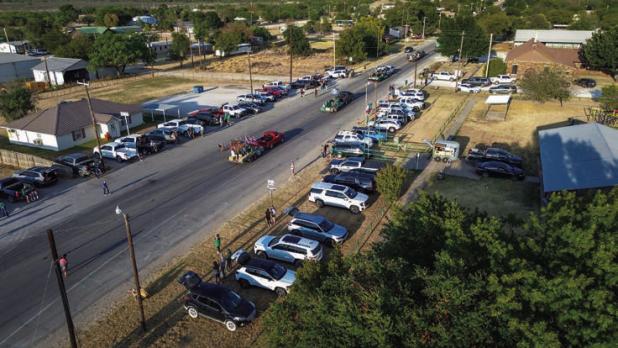The whole community of Newcastle and some surrounding communities showed up and lined the streets to watch and support the athletes during the NHS HOCO Parade. | Photo by Will Sadler