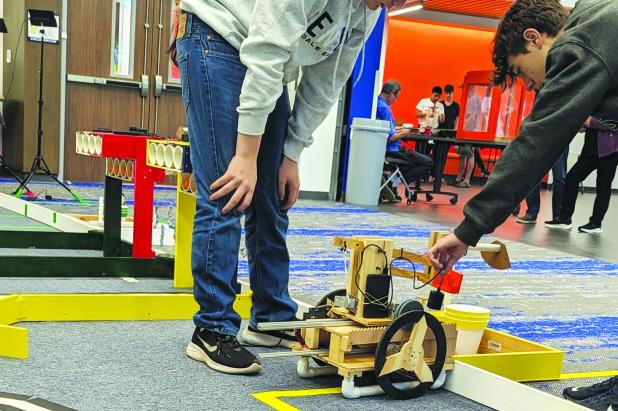 Robotics team prepares for competition