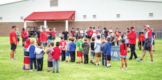 Olney High School coaches host Little Cub Football Camp