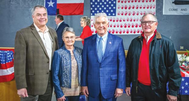 U.S. Congressman Williams & Sen. Springer Rally Crowd in Rep. Spiller’s Absence