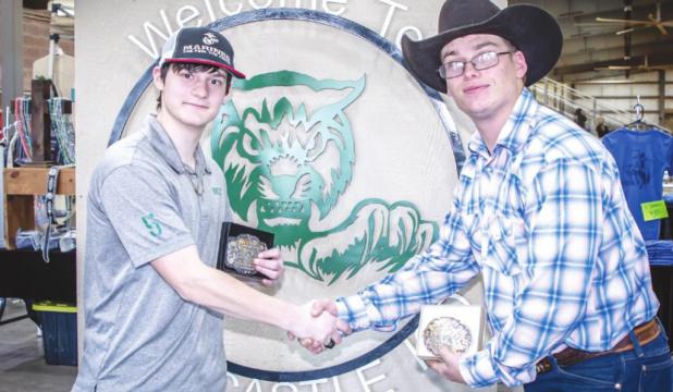 (L-R) Chase Ford and Christian Chapla, Overall Top Showmen of the AG Mechanics division
