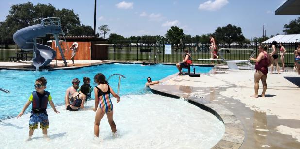 Splashdown at Olney Pool!