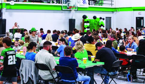 Newcastle ISD hosted the annual Athletic Banquet; the banquet is a chance to recognize and celebrate the accomplishments of the Bobcats and Ladycats athletes. Coaches, teachers, students, athletes, friends, family and community members descended upon the