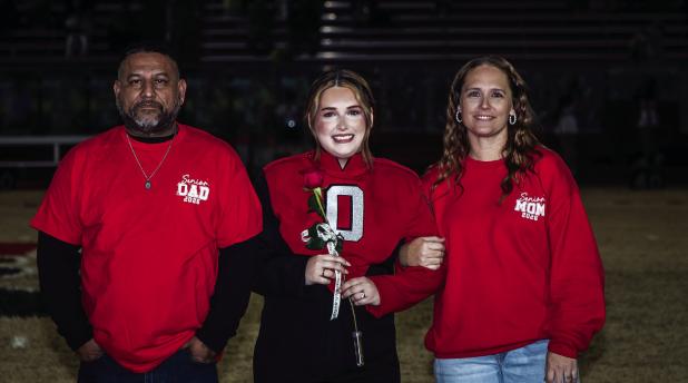 Kadence Garza. Escorted By: Joe And Brittney Esquivel. Activities: POOHS - 3 years, and OAP - 1 year.