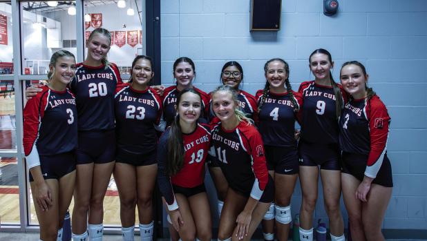 Your OHS Lady Cubs Varsity team for 2025-26 season is: Managers Avaliegh Tarr and McKayla Simmons, #9 Oaklan Hopkins, #4 Mackenzie Berngen, #11 Kynlee Lauderdale, #20 Natalie Simmons, #23 Aubree Englishbee, #19 Braelyn Casteel, #10 Allison Alvarado, #7 Ra