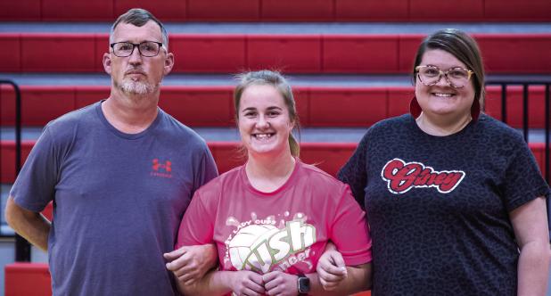 Olney High School celebrates Varsity Volleyball Senior Night