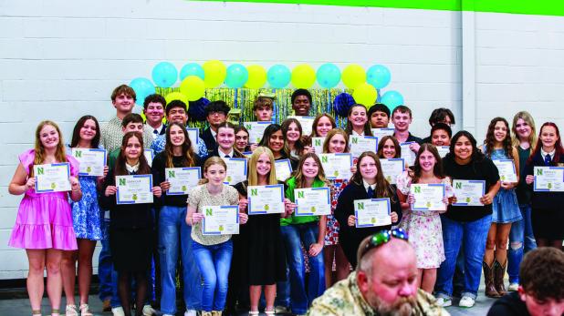 The NHS FFA has had many successes this year which was seen in all the awards, certificates and degrees presented at this year’s banquet. Photo by Will Sadler