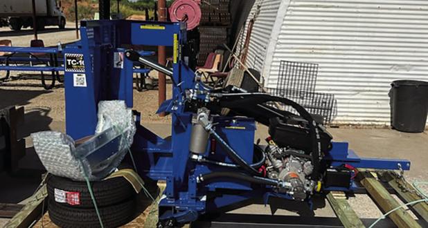 Long-awaited tire cutter arrives at City Yard