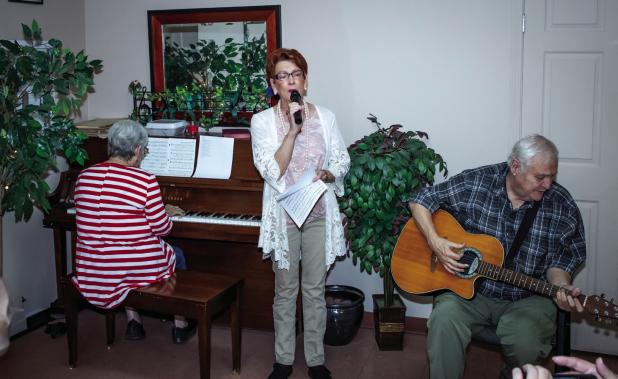 Among holidays celebrated is Veteran’s Day where Cub members sometimes perform songs for attending veterans and show honor and thanks for their sacrifice. Photos by Will Sadler