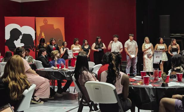 Olney High School held its 2025 Band Banquet at The Refuge on May 3 to celebrate a year of achievements and to honor members who are graduating. The Pride of Olney High School band’s seniors lined up near the stage to be honored for their contributions.