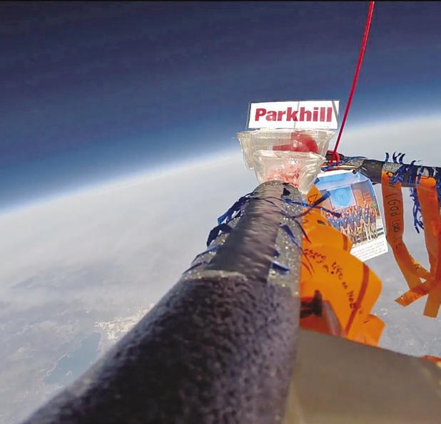 Open Door Christian School students launches high-altitude balloon