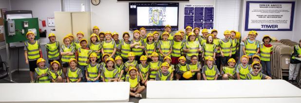 Second graders visit Tower