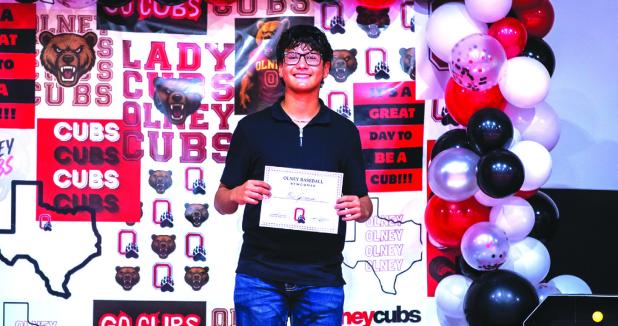 Eric German received the Cub Baseball Newcomer of the Year Award. Photo by Will Sadler