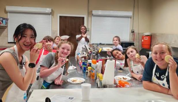 The Refuge hosted five camps for two age groups this summer, incluidng Science Camp, Lil Investigators, Cooking Camp, Christmas in July, and Art Camp. Photo provided by The Refuge