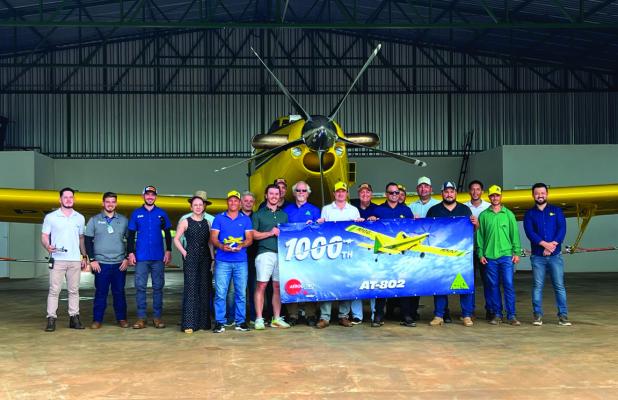 Air Tractor delivers 1,000th plane to Brazil family farm