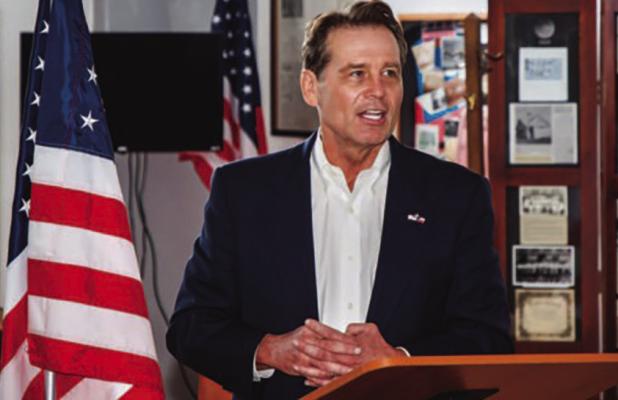 State Sen. Brent Hagenbuch, R-Denton, held a town hall at the Olney Heritage Museum to discuss the regular and special legislative sessions, and to take questions from constituents. His visit on Thursday, Sept. 18 was well attended, with participants quer