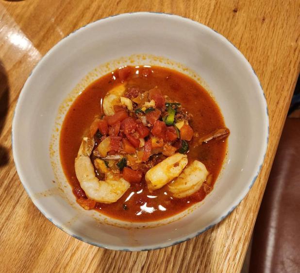 Shrimp and Chorizo Skillet Supper