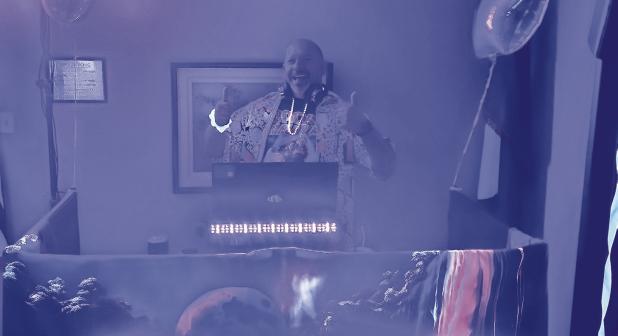 DJ Rad Dad was on the scene spinning sweet ‘80s tunes for attendees of the Cub Center dance party. Photo by Will Sadler