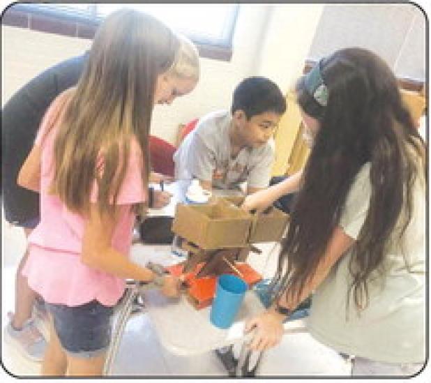 Sixth graders complete balance project