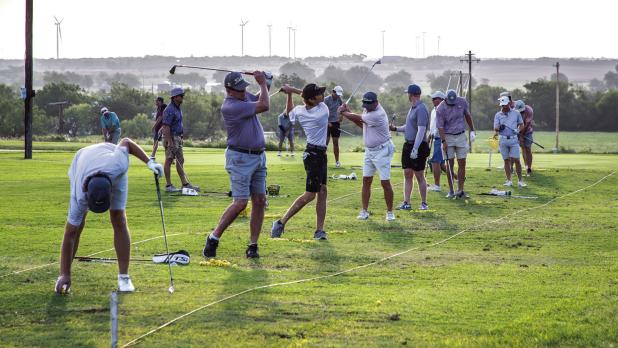 With 32 three-person teams, the roster was completely sold out for the two-day CEMCO Invitational Golf Tourney. Photo by Will Sadler