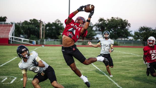 Cub Defense was firing on cylinders during their Aug. 21 match-up with the Indians. A Cub defender intercepted a pass on a deep route by the Indians. No football rosters have been made available yet for highlighting players, but Cub defender Jamarcus Coll