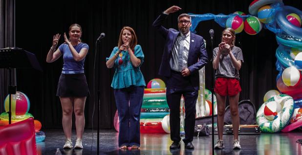 The Edgington family performed as a family including Adelade, Melissa, Chad and Emerald. Photo by Will Sadler