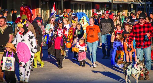 Main Street downtown Olney was flooded with ghouls, goblins, princesses, super hero’s and many more community members dressed up as their favorite Halloween character. The residents of Olney took part in the annual Olney Chamber Halloween Spooktacular which included a parade down Main Street, a trunk or treat and a costume contest.