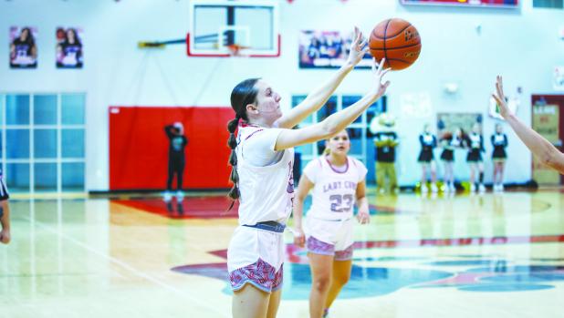 OHS Lady Cubs #4 Mackenzie Berngen continues to lead the Varsity Lady Cubs and plays with controlled aggression and heart every minute on the court, a skilled asset on both sides of the ball. Mackenzie scored 7 points for the night. Photo by Will Sadler