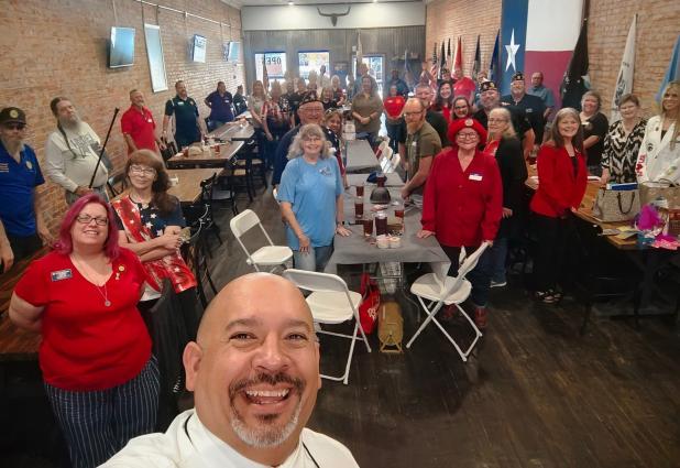 The Olney American Legion Post 414 hosted Texas District 13 for its spring convention. The members gathered at Hudson’s on Main on Saturday, April 11 for their closing session. Photo by Chris Garcia