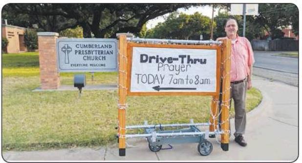 Drive-Thru Prayer at Cumberland Presbyterian