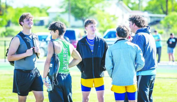 Athletes from all over the district converged on NHS to compete in the Coal Mine Relays. During down time in events the athletes took the time to chat with friends and maybe make new friends from the district.