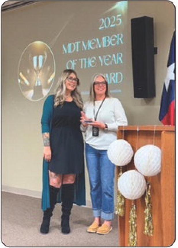 L-R: Tina Byrd, Forensic Interviewer/MDT Coordinator for Virginia’s House and Child Protection Investigator, Shelly Tinney. Photo courtesy of Virigina’s House