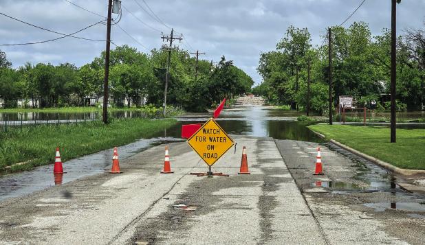 Record Rainfall Floods Olney