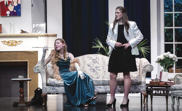 OHS OAP performer Morgan “Mo” Simmons [R] received the judges nod during the OHS performance of Suite Surrender during Regionals being awarded All-Star Cast. Photo by Will Sadler