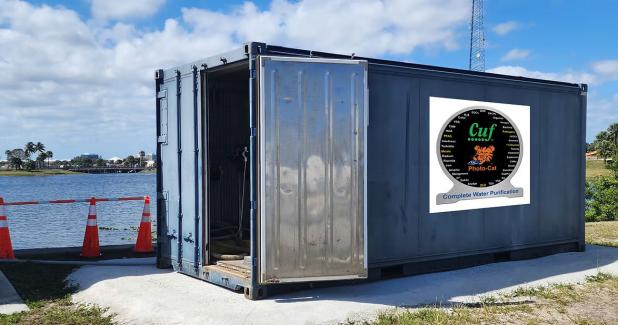 Three companies will use their membrane technology to treat Olney’s water supply in the four- to five-month pilot portion of their bids to build the city’s $10-11 million membrane water treatment plant. The system shown above will be used by bidder Pu