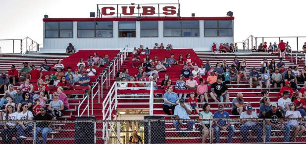 Cub Stadium was packed with fans, friends, and family eager to meet the 2025-26 OHS fall athletes. Photo by Will Sadler