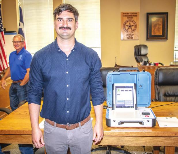 Young County’s new hybrid voting machines